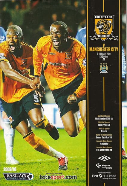 Hull City FC v Manchester City FC